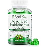 BariSlim Advanced Bariatric Multivitamin Gummies - Specially Formulated Bariatric Vitamins for Patients After Weight Loss Surgery - Supports Energy & Immune Health | Kiwi (90 Vegan Gummies)