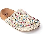 The Sak Bolinas Clog for Kids in Crochet and Leather, Slip On Entry