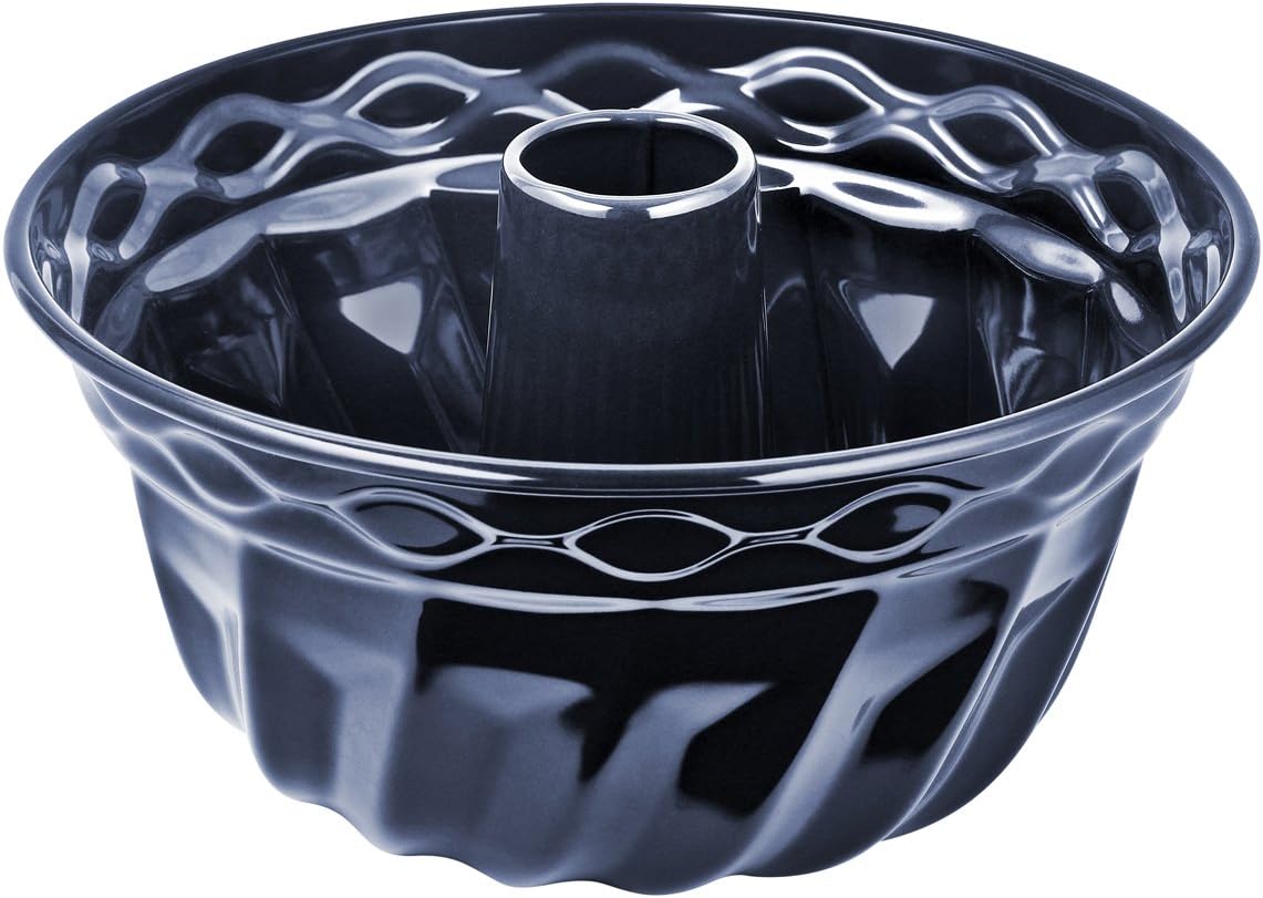 Dr. Oetker Gugelhupfform Ø 24 cm, traditionelle Backform für köstlichen Gugelhupf, Backform der Serie Back-Liebe Emaille, Menge: 1 Stück