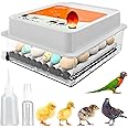 Incubators for Hatching Eggs - 36 pcs | Incubator with Automatic Turning and Humidity Control - Integrated Egg Candler - Okkobi OBI-36 for Hatching Chickens, Ducks & Other Birds