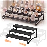 TrendyBin Expandable Tabletop Display Riser for Retail Vendor Booth, 3 Tier | Expandable Tiered Display Rack, Quick Assembly, Outdoor Use, Ideal for Craft Shows Vendor Events and Pop-up Shops