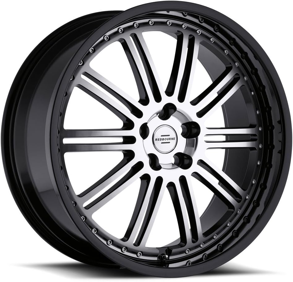 Redbourne MARQUES Black Wheel with Painted Finish (20 x 9.5 inches /5 x 120 mm, 32 mm Offset)