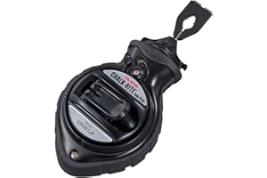 TAJIMA Chalk Line - Chalk-Rite Jam Free Chalk Box with Extra Bold 1mm Snap Line & Five Gear Quick Retrieval - CR301JF