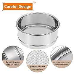 PATIKIL 110 Mesh Lab Sieve, 4" Diameter Test Sieve
