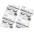 Ardell Extension FX L Curl False Eye Lashes to Lift & Define Eyes, 4 pack