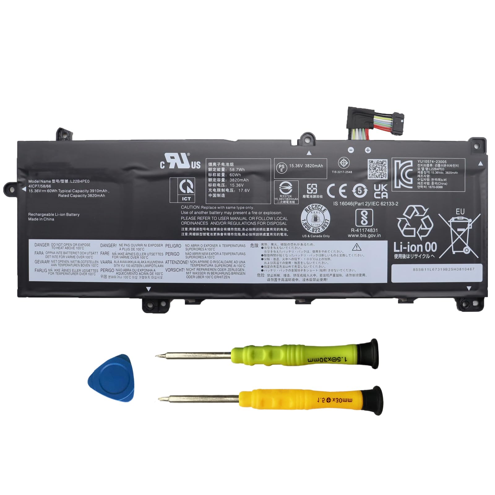 L22B4PE0 SB11N47475 Laptop Battery Replacement for