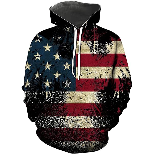 Amazon.com: OQC Unisex USA American Flag Print 4th of July