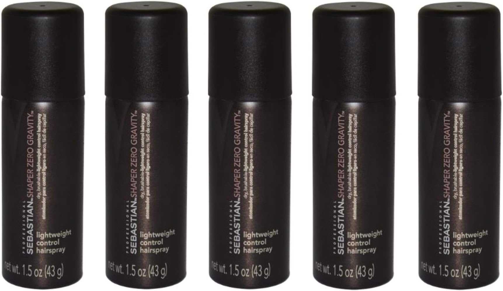 SB Professional Shaper Zero Gravity Hairspray 1.5 oz (43g) 5 Pack