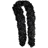 Featherless Super-Sized Faux Feather Boa (Made of Yarn) - U.S. Patent # D814,740. Cut to Length. Made in America