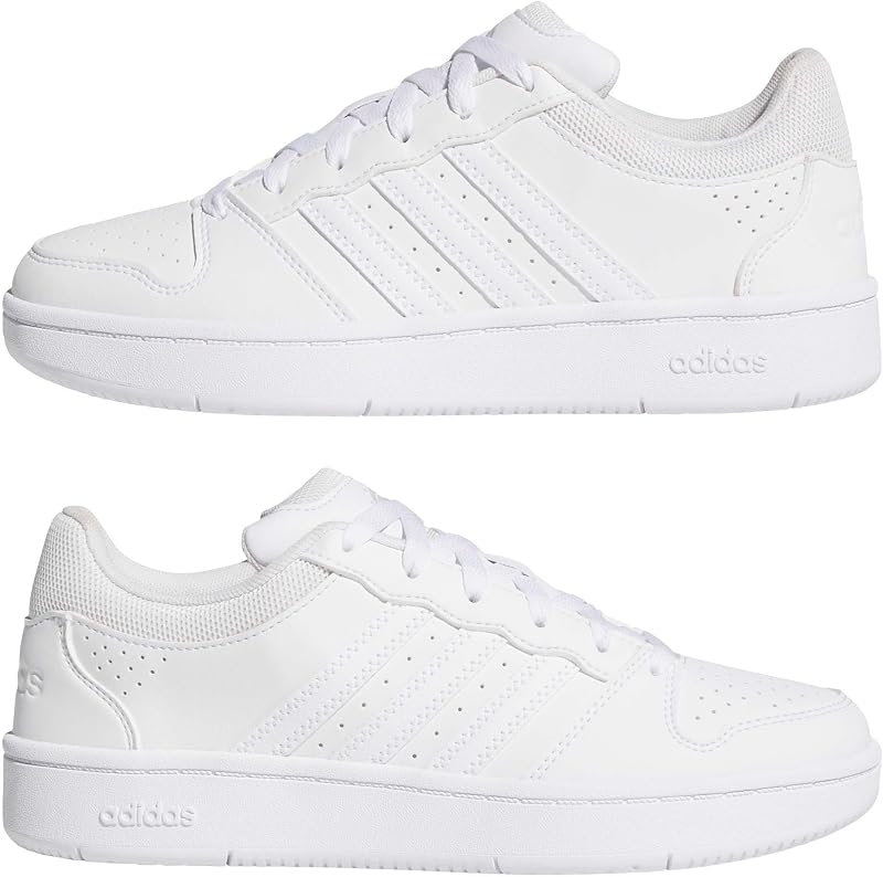 Femme Hoops Classic Shoes, FTWR White/FTWR White/Core Black, 38 EU — photo 7 sur 7