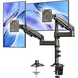 HUANUO 17-32 Inch Dual Monitor Stand, Gas Spring