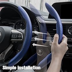 Amiss Car Carbon Fiber Anti-Skid Steering Wheel
