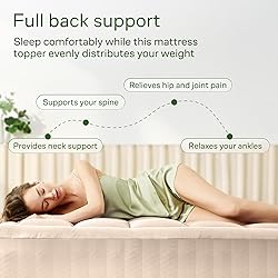 Ultra Soft Queen Size Mattress Topper - Viscose