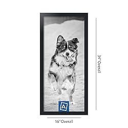 ArtToFrames 14x32 Inch Black Picture Frame, This