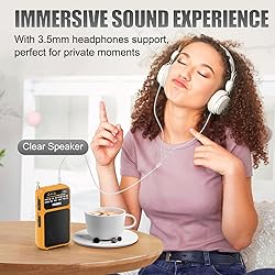 PRUNUS J-555 Pocket Radio AM FM USB-C