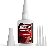 Toughened Super CA Glue 2 oz, Instant Cyanoacrylate Adhesive for Rubber | Superglue for Shoes Leather Carbon Fiber, Speakers and Seals Professional Grade Strong Bond and Fast Drying
