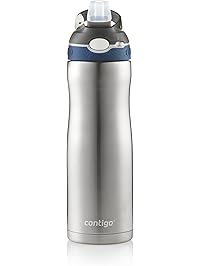 Contigo AUTOSPOUT Straw Ashland Chill Stainless Steel Water Bottle, 20 oz, Scuba