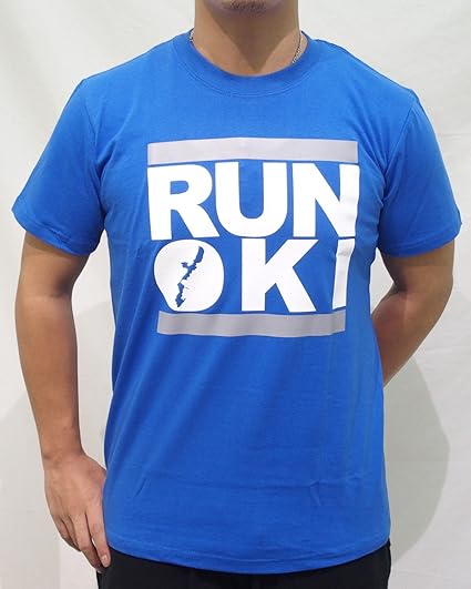 Amazon Runoki ランオキ 半袖 Tシャツ オリジナル Original 6色 Original M ブルー Tシャツ カットソー 通販