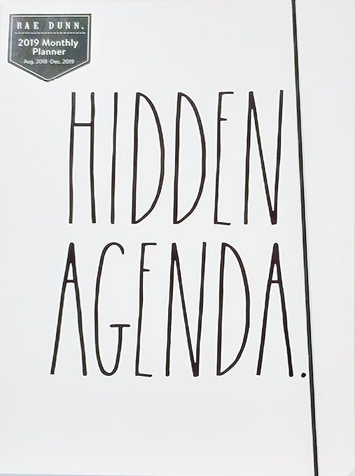 Calendars Planners Office Supplies Rae Dunn Hidden Agenda 2020 Planner