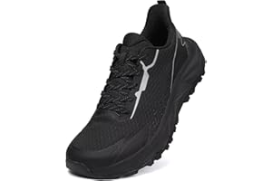 CNPAWS Men's Wide Toe Box Trail Running Shoes Wide Width Fashion Barefoot Walking Sneakers Tennis Workout Gym Cross Training 