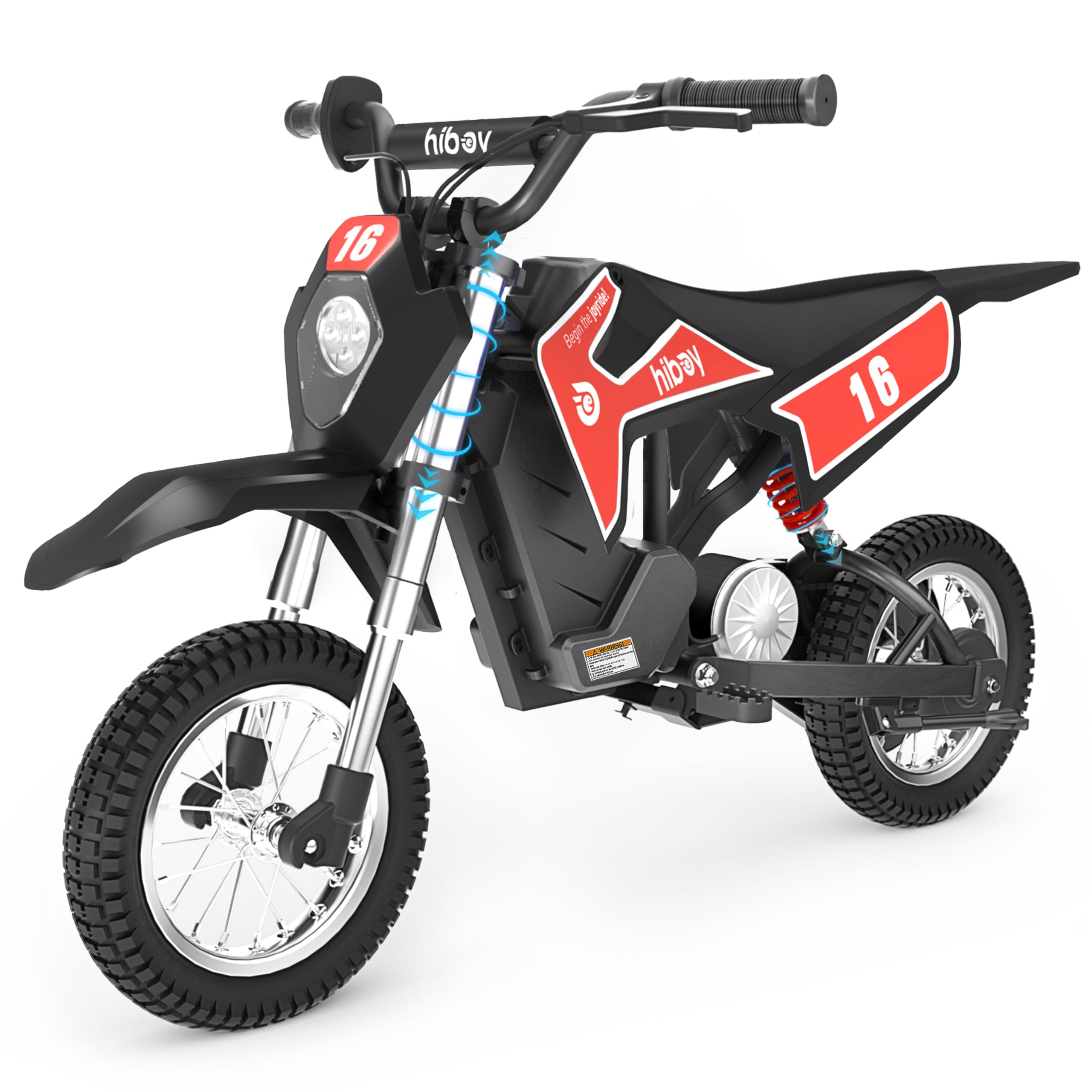 Photo 1 of *minor damaged*Hiboy DK1 36V Electric Dirt Bike,300W Electric Motorcycle - Up to 15.5MPH & 13.7 Miles Long-Range,3-Speed Modes Motorcycle for Kids Ages 3-10