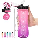 AIDEAMART 24 OZ Motivational Kids Water Bottle With
