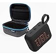 JBL GO 4 Portable Bluetooth Speaker & divvi GO Protective Hardshell Case - Black