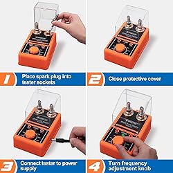 Spurtar Spark Plug Tester, Double Hole Automotive