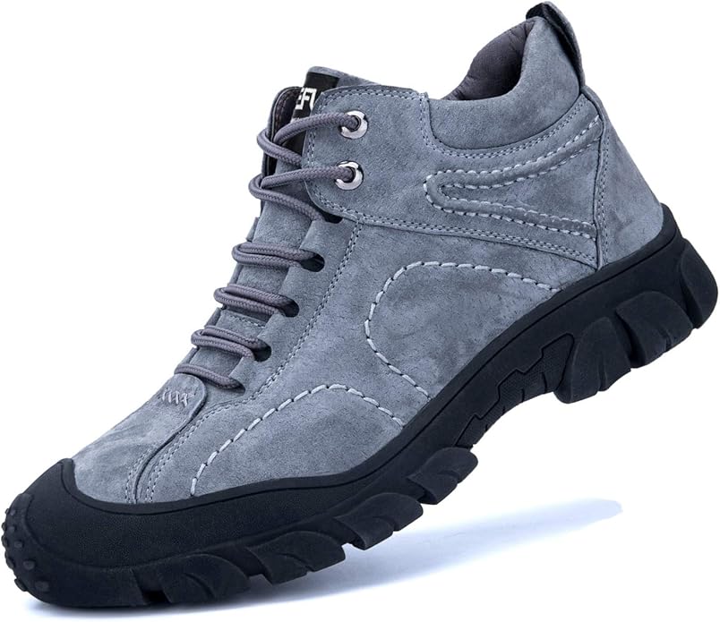 ORISTACO Steel Toe Work Boots, Comfortable