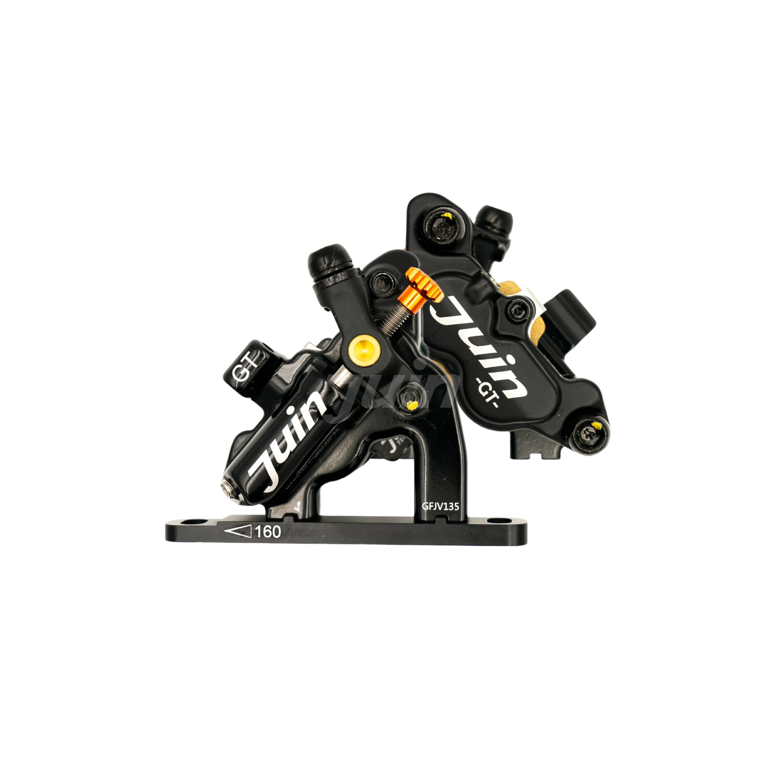Juin GTF-4 Hybrid Hydraulic Disc Brake Caliper (Black)