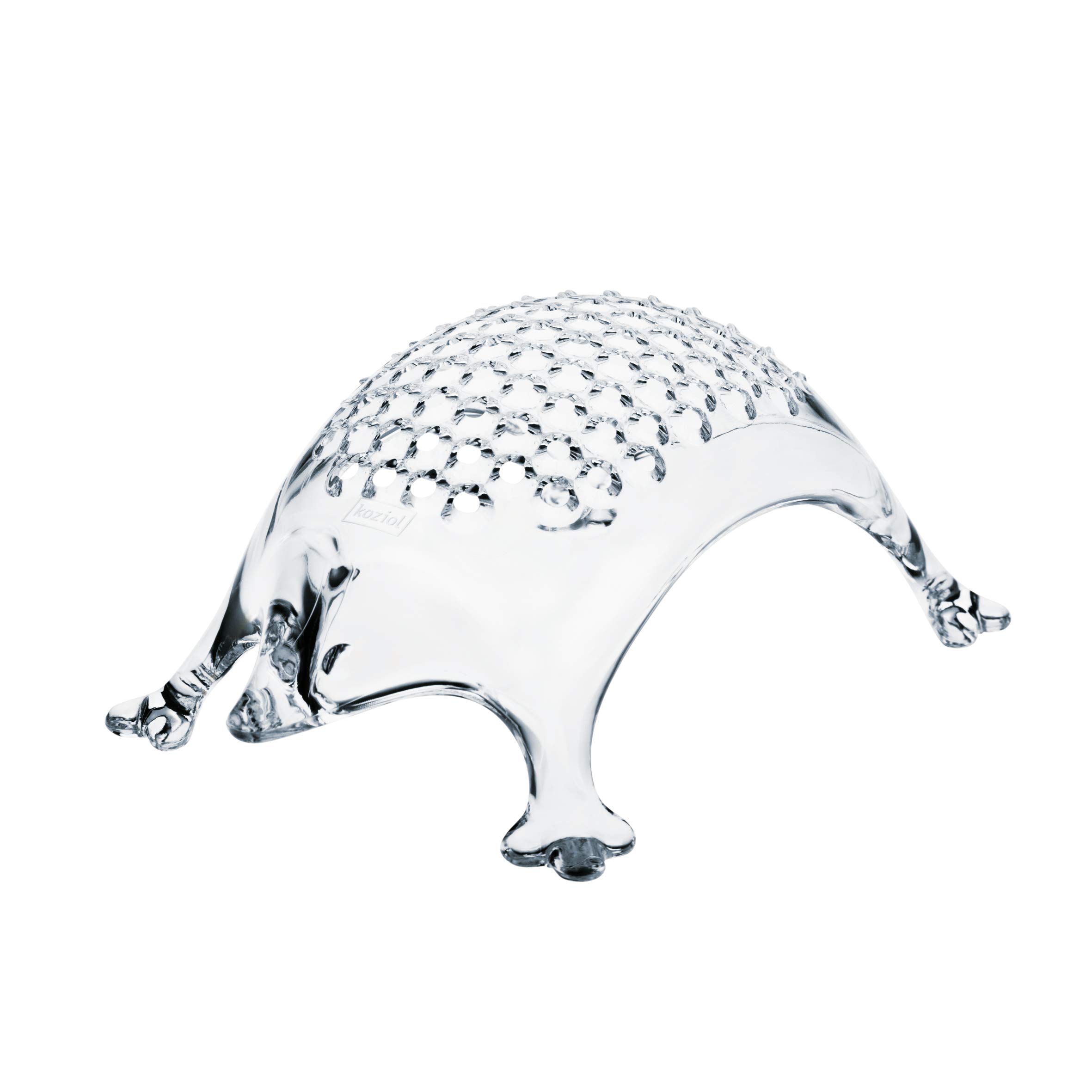 Koziol cheese grater Kasimir, thermoplastic, transparent clear, 9.9 x 15.3 x 6.6 cm โ image 1