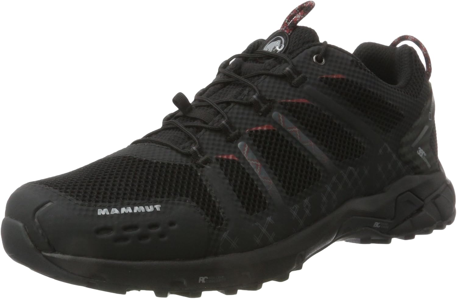 Chaussures De Randonnée Mammut Aenergy Hike Low GTX Pour Homme - Taille 42, Noir - Gore-Tex, Semelle Vibram, Lacets