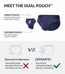 Separatec Men's Underwear Briefs Moisture Wicking