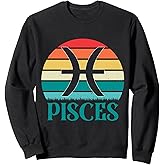 Pisces Pisces Sunset Zodiac Sign Sweatshirt