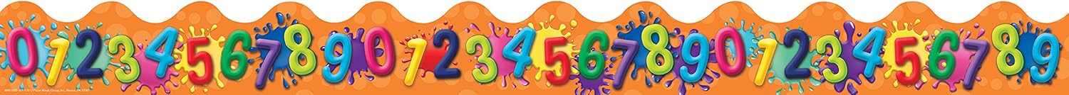 Eureka Color My World Numbers Deco TRIM (845611)