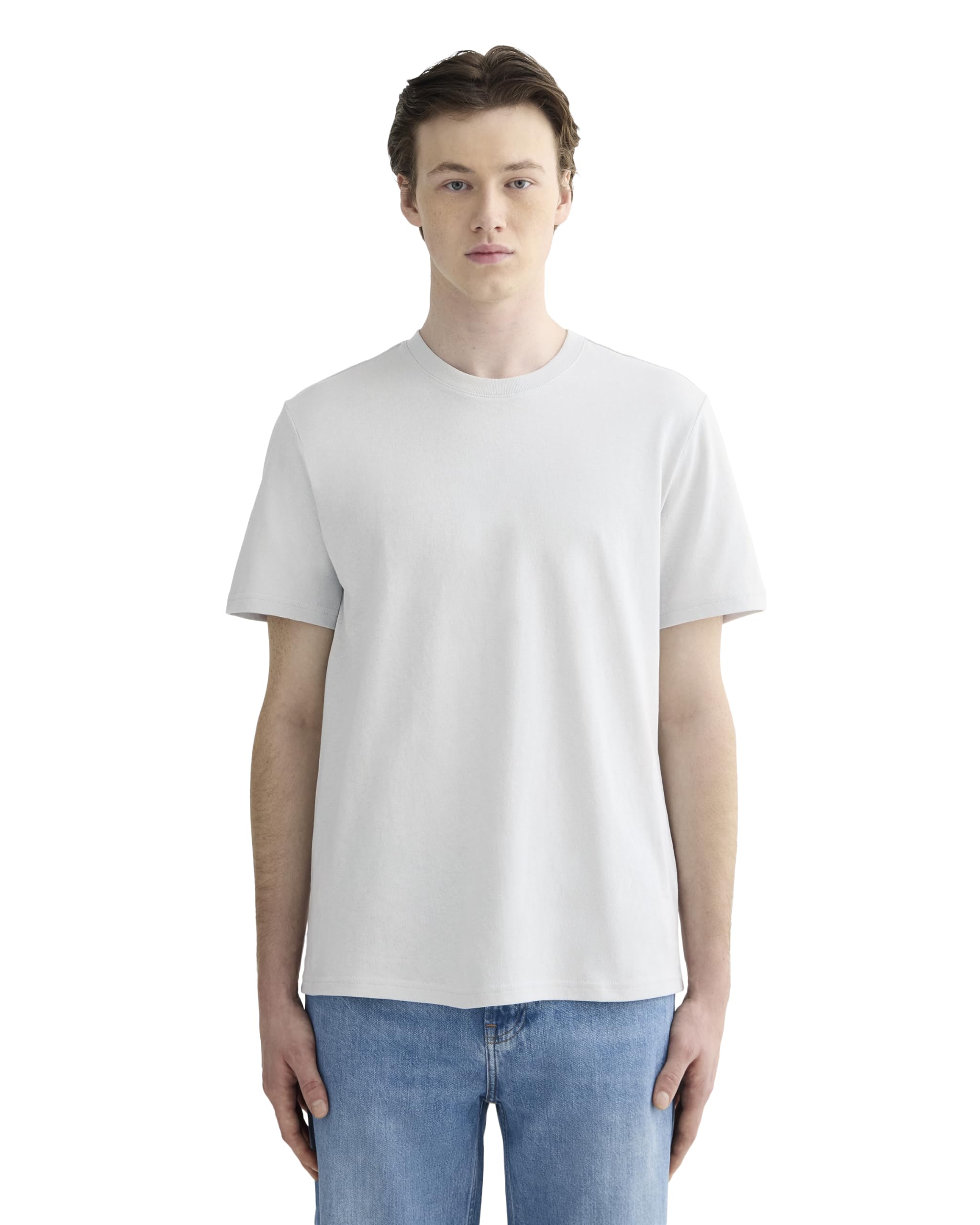Everlane The Premium-Weight Crew | Uniform – Glacier Gray L