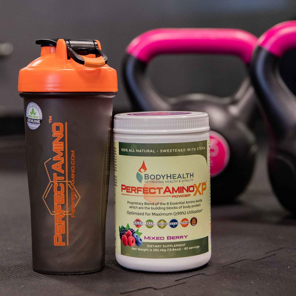 BodyHealth PerfectAmino XP Mixed Berry (60 Servings) Best Pre/Post
