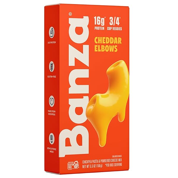 BANZA ELBOWS & CLASSIC CHEDDAR MAC AND CHEESE...