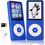 MP3 Player with 32GB TF Card,Built-in HD Speaker,Portable HiFi Music Player with Video/Voice Recorder/FM Radio/Photo Viewer/E