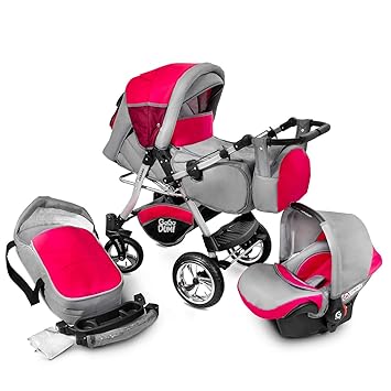 pram pushchair car seat combination