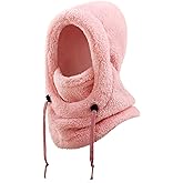 Kids Ski Mask Balaclava for Boys Girls, Fleece Winter Face Mask Hat for Kids Toddler, Warm Hood Neck Scarf