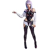 Cosplay.fm Women’s Cosplay Costume PU leather Bodysuit Set Anime Cosplay Outfit Punk Bodysuit