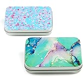 Aaymoous 2Pack floss holder Travel Floss,Picks Case,Refillable Portable floss pick holder and floss pick dispenser,Perfectfor Travelling,Dinners Drug storage,candy storage