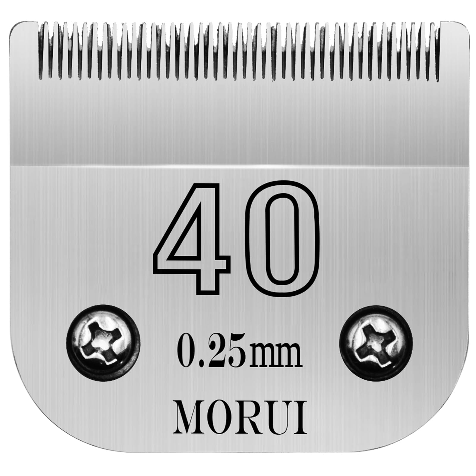 Photo 1 of 40 Cut Length 1/100"(0.25mm) Detachable Pet Dog Clipper Blades UltraEdge Series Clipper Blades for Dog Grooming Compatible with Most Andis,Oster A5 Wahl KM Series Clippers