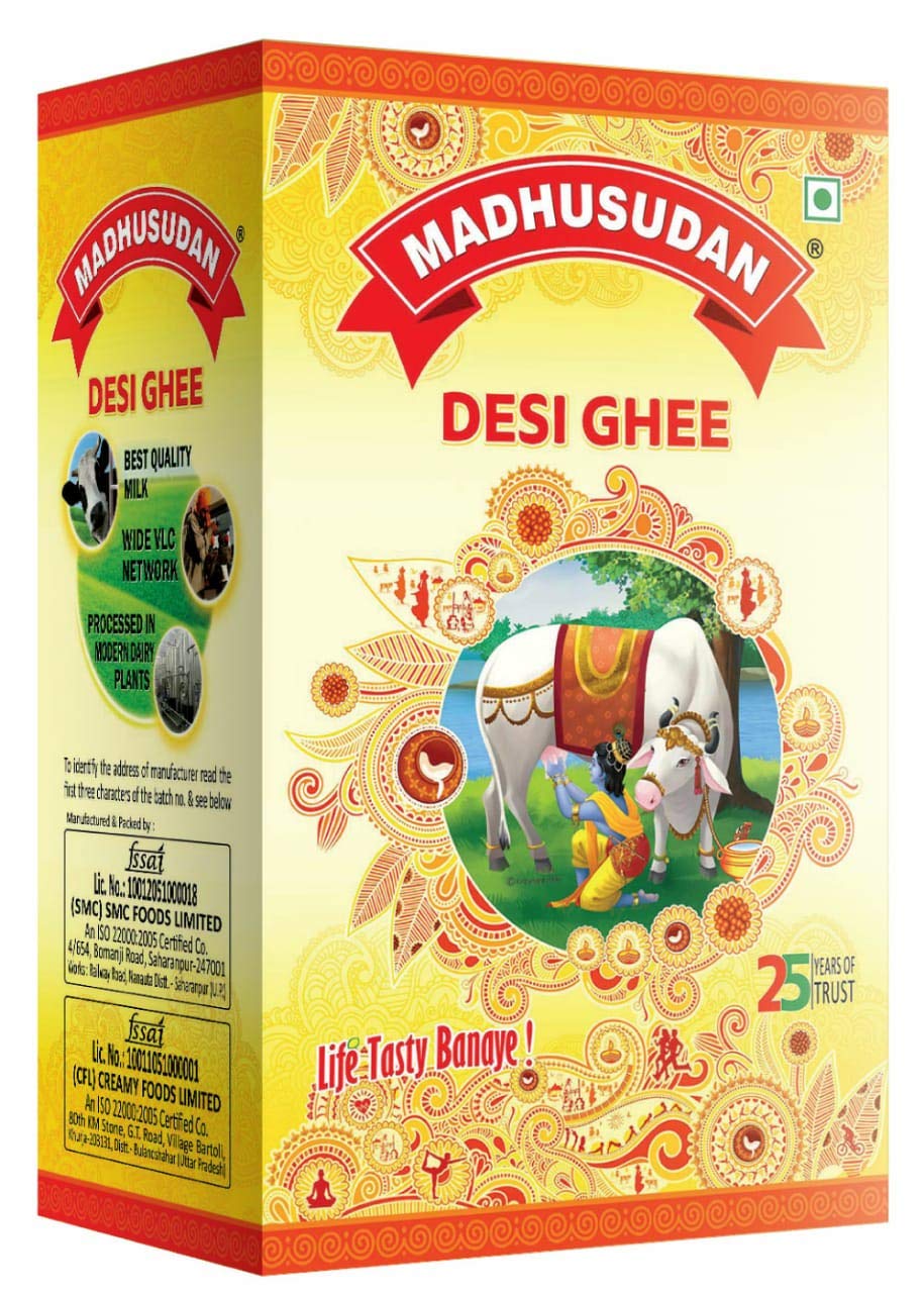 Madhusudan Pure Vegetarian Desi Ghee
