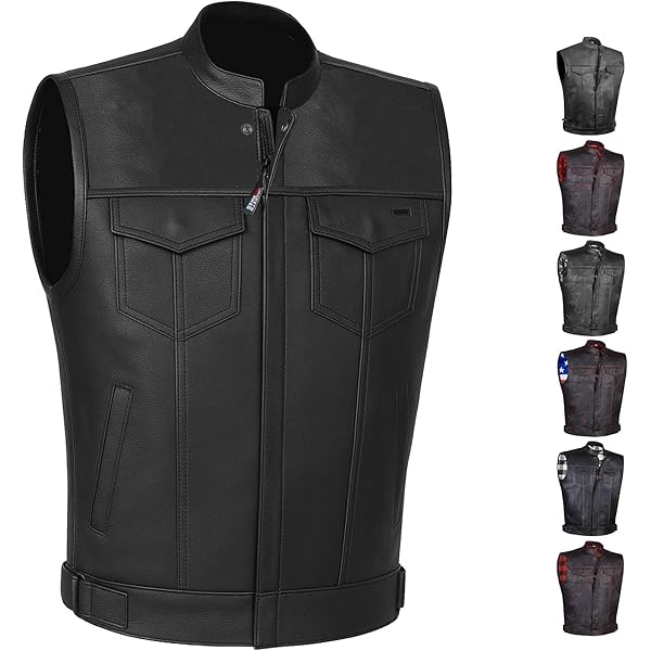 ダイリク牛革 Leather Vest 22ss DAIRIKU Hand Painted Double Leather Vest (22SS V-1) | セレクト