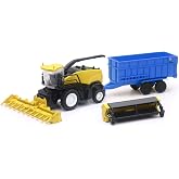 NewRay 1:62 New Holland Harvester RF850 &amp; Trailer