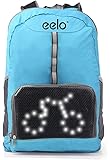 eelo Cyglo - The Ultimate Outdoor Cycle Backpack for Full Visibility and Awareness. Keeping the Rider Safe from Careless Drivers. Safety Back Pack with Rear LED Signal Display
