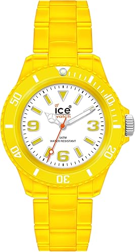 Amazon Com Ice Watch Unisex Ne Yw U P 09 Neon Collection Clear Yellow Plastic Watch Ice Watch Watches