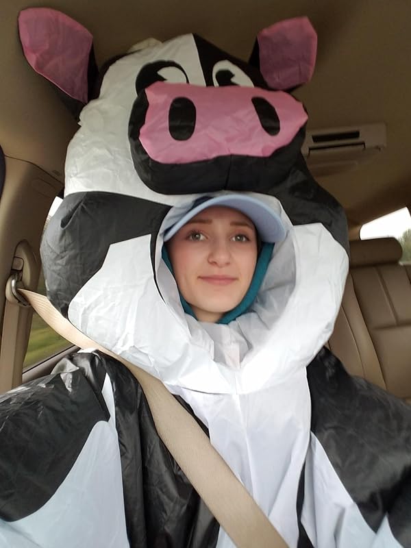 Best Price Adult Inflatable Cow Halloween Costume Joyfy